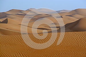 Desert dunes photo