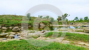 Peaceful green landscape