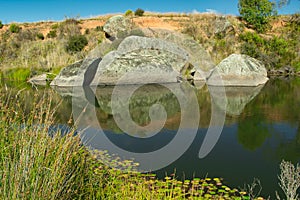 Peaceful headwaters of the Murrumbidgee River at Yaouk NSW photo