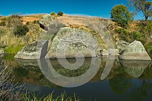 Peaceful headwaters of the Murrumbidgee River at Yaouk NSW photo