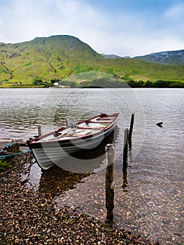 Peaceful lake in Ireland