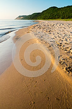 Peaceful Lake Michigan Beach