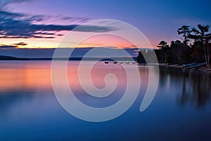 Peaceful Lake Superior Sunrise photo