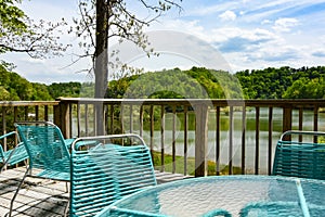 Peaceful lakeside overlook to enjoy