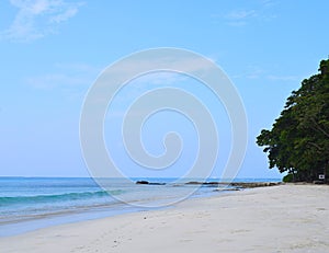 Peaceful Landscape at Radhanagar Beach, Havelock Island, Andaman & Nicobar Islands, India - Natural Background