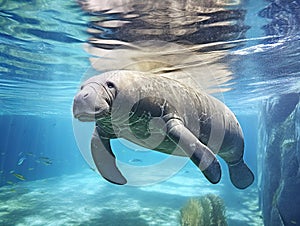 Peaceful Manatee