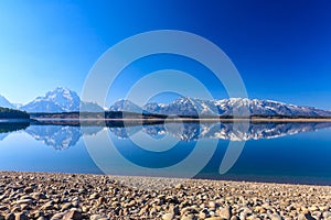 Peaceful moment at lake