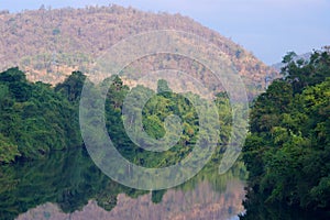 Peaceful river in Sangkhlaburi