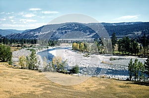 Peaceful River Valley British Columbia Canada