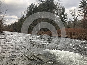 Peaceful shot of the brodhead creek