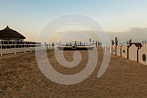 Peaceful Sundown Over Mamaia Beach