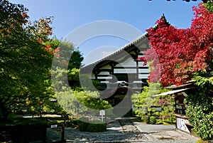 Peaceful temple in Kyoto