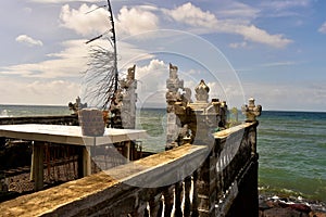 Peaceful view near Candi Dasa, Bali, Indonesia photo