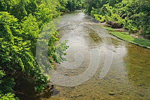 Peaceful View of the  Roanoke River