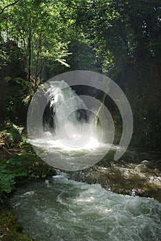 Peaceful waterfall