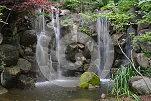 Peaceful Waterfall Scene