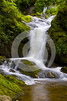 Peaceful Waterfall Scene