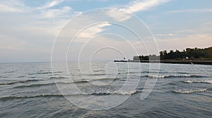 Peaceful Waves of Lake Erie