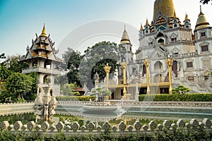 A peacefull place to calm your mind and soul, Buu Long Pagoda is frequented by tourists because of its unique architecture in Ho C