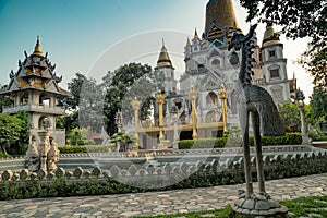 A peacefull place to calm your mind and soul, Buu Long Pagoda is frequented by tourists because of its unique architecture in Ho C