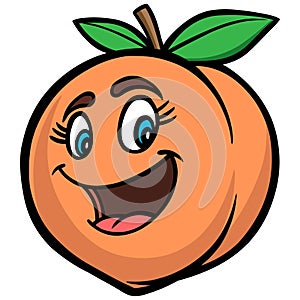 Peach Cartoon photo
