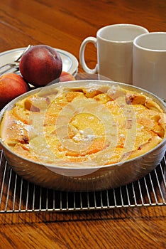 Peach Clafouti