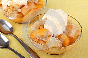 Peach Cobbler Dessert photo