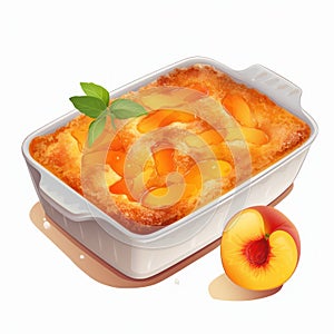 Peach Cobbler In The Large Bathers Style photo