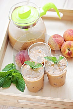 Peach coctail photo