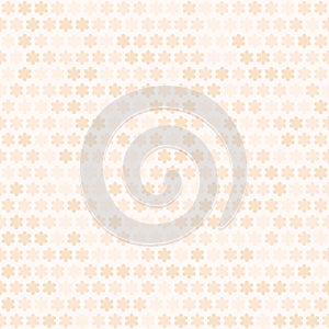 Peach flower pattern. Seamless vector background