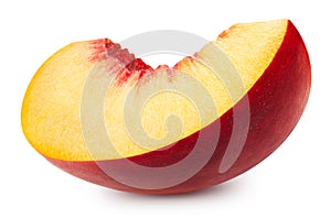 Peach fruits isolated