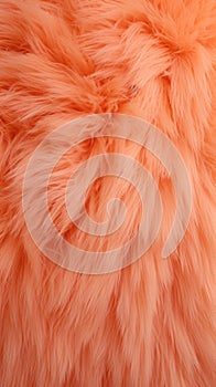 peach furry surface textured. Peach Fuzz color trend, banner, copy space