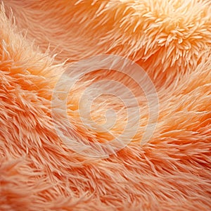 Peach fuzz color abstract furry texture