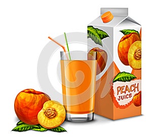 Peach juice set