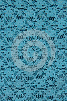 Peach lace sits on background