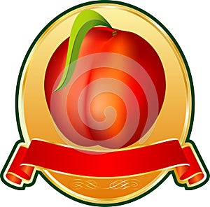 Peach medallion