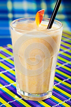 Peach milkshake