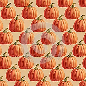 Peach orange pumpkins for Halloween and Thanksgiving season