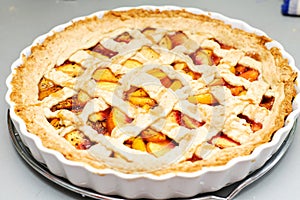 Peach pie