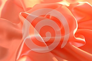 Peach silk background.