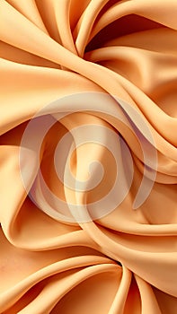 Peach silk fabric texture background material