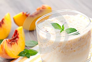 Peach smoothie