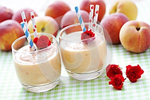 Peach smoothie