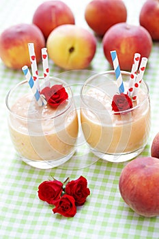 Peach smoothie