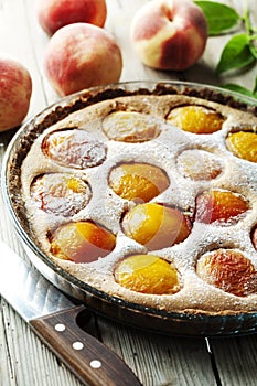 Peach tart