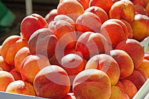 Peaches at Farmers Market