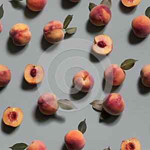 Peachy background. Seamless pattern.