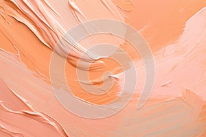 Peachy pink paint background