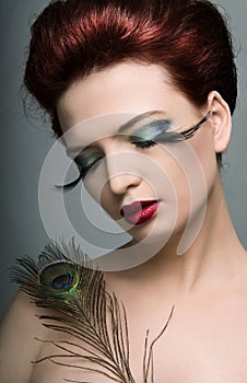 Peacock make-up