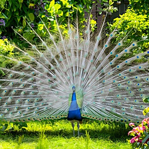 Peacock\'s Vibrant Plumage: Nature\'s Marvel or Evolutionary Advantage photo